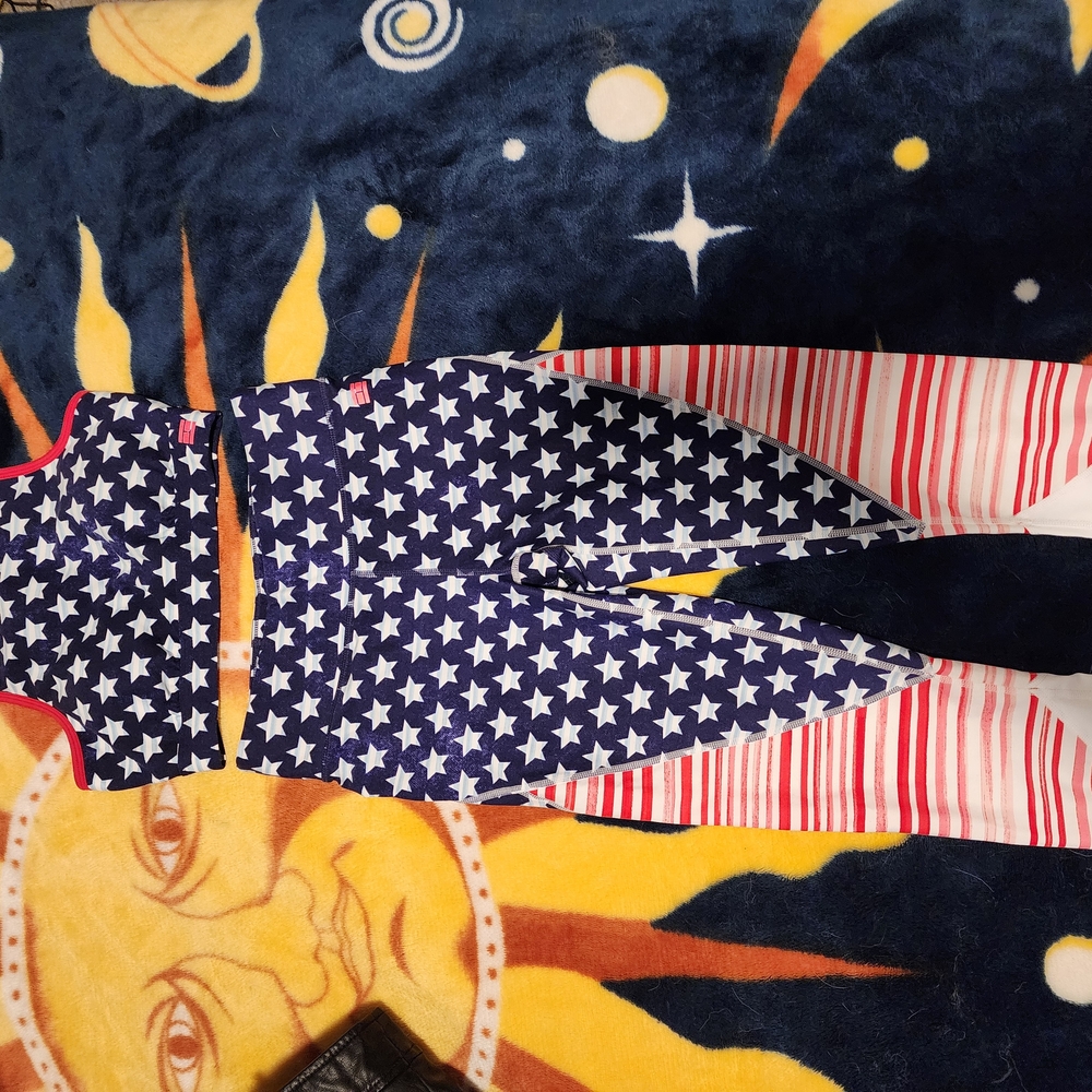 Tommy Hilfiger Blue and White Star Pants